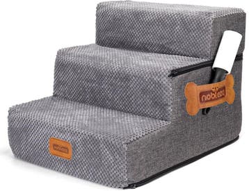 Hondentrapje voor honden - 38x46x34 cm - Grijs - Nobleza •, Verzenden, Nieuw