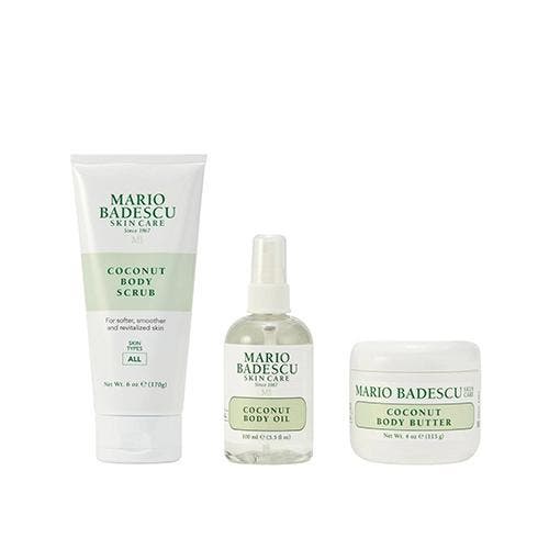 Mario Badescu Coconut Body Trio (Body Scrub), Bijoux, Sacs & Beauté, Beauté | Soins du corps, Envoi