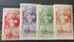 België 1920 - Olympiade Antwerpen : 4 zeldzame vignetten