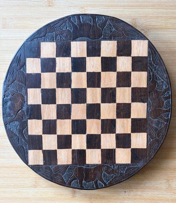 Schaakspel - Hout, Antiek en Kunst, Curiosa en Brocante