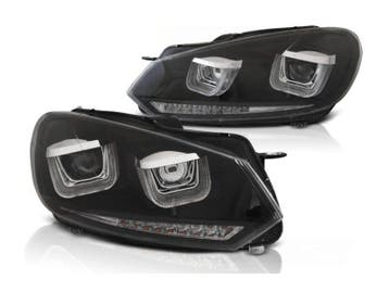 U-LED koplamp Black knipperlicht, Auto-onderdelen, Verzenden, Nieuw, Volkswagen