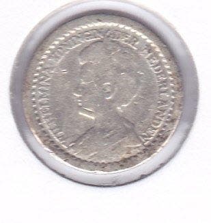 Nederland. Wilhelmina. 10 Cents 1912 a MET HOGE KROON