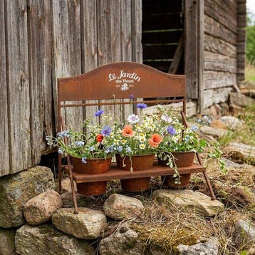 Pot de fleurs - Acier