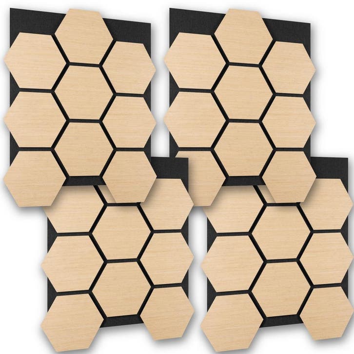 Akoestische panelen Sonic Shield houtlook - eiken, Maison & Meubles, Bureaux, Envoi