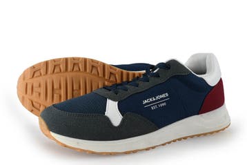 Jack &amp; Jones Sneakers in maat 44 Blauw, Jack &amp; Jones, Zo goed als nieuw, Sneakers, Verzenden
