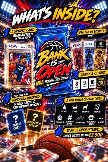 Memorabilia Germany BANK IS OPEN (NBA Trading Card Edition), Nieuw