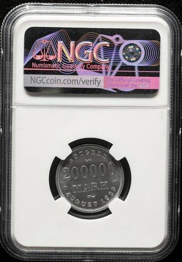 Allemagne - Hambourg 200.000 Mark 1923 - NGC MS66