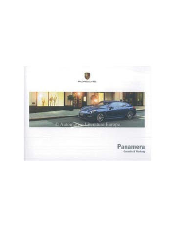 2016 PORSCHE PANAMERA GARANTIE & ONDERHOUD DUITS