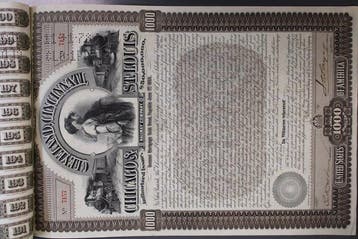 Verenigde Staten van Amerika. USA historische Aktien 29