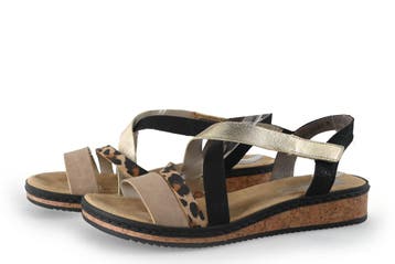 Rieker Sandalen in maat 41 Zwart, Verzenden, Zwart, Sandalen of Muiltjes, Zo goed als nieuw