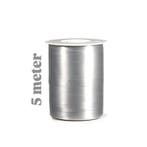 5m zilver grijs lint - krullint - cadeau versiering - leu..., Diversen, Cadeauverpakkingen, Ophalen of Verzenden, Nieuw