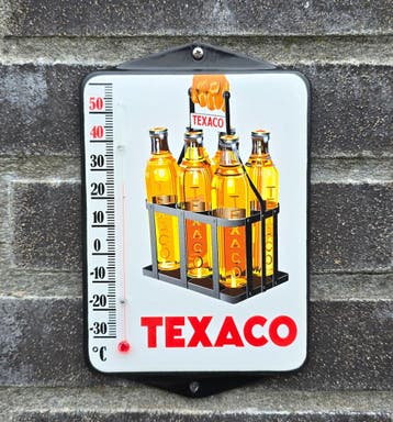 Texaco emaille thermometer, Verzenden