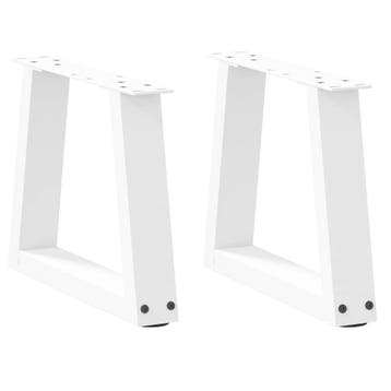 vidaXL Salontafelpoten 2 st V-vormig 30x(30-31,3) cm staal, Huis en Inrichting, Verzenden, Nieuw