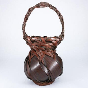 Mand - Bamboe - Sculpturale Hanakago