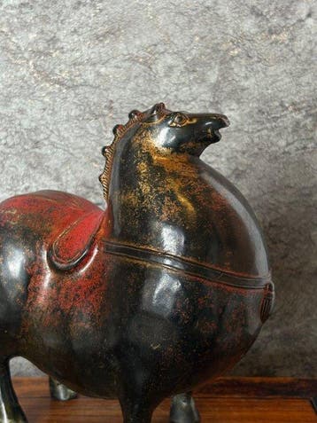 Tang-Dynastie stijl paard - Bronze - Asie (Sans prix de, Antiek en Kunst