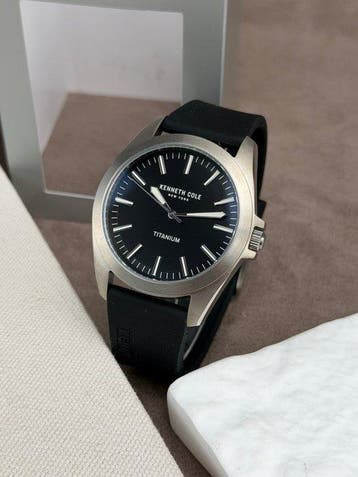 Kenneth Cole - Titanium Black Dial - Zonder minimumprijs -, Nieuw