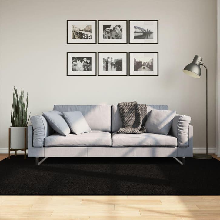 vidaXL Vloerkleed HUARTE laagpolig zacht wasbaar 160x230 cm, Maison & Meubles, Ameublement | Tapis & Moquettes, Envoi
