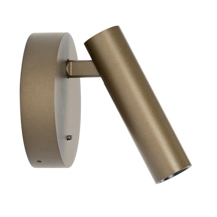 Wandlampen Viktor Leeslamp Brons Met Schakelaar en USB-C, Huis en Inrichting, Lampen | Wandlampen, Verzenden