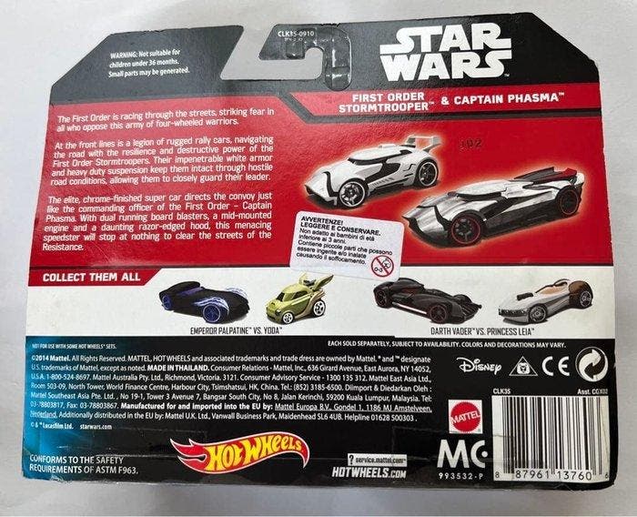 Hot Wheels 1:64 - Voiture miniature (2) - Star Wars, Hobby & Loisirs créatifs, Voitures miniatures | 1:5 à 1:12