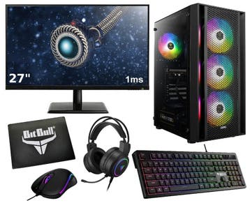 Complete Ryzen 5 Budget Game PC Setup Inclusief Gaming He..., Computers en Software, Ophalen of Verzenden, Nieuw