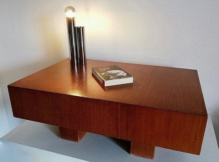 Middentafel - Tavolino – minimalistisch ontwerp 1960 - Hout, Antiquités & Art, Art | Objets design