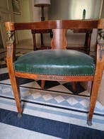 Fauteuil - Kersenhout, Antiek en Kunst