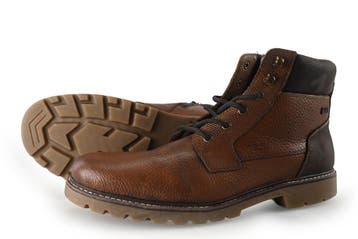 Rieker Veterboots in maat 45 Cognac, Kleding | Heren, Schoenen, Overige kleuren, Verzenden, Boots, Zo goed als nieuw