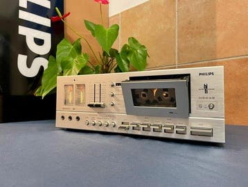 Philips - N2538 Front-Loading Stereo Lecteur de cassettes, Nieuw