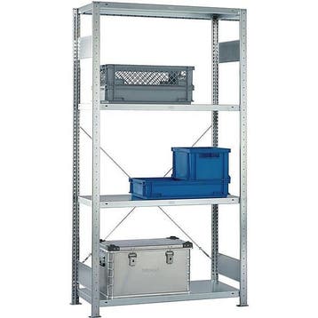 Meta clip legbordstelling 250x130x80 cm 5 legborden, Zakelijke goederen, Kantoor en Winkelinrichting | Magazijn, Stelling en Opslag