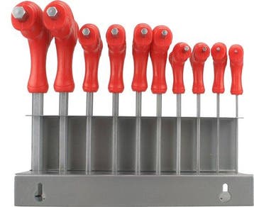2dekans | GS Inbussleutelset met T-greep 10-delig - set, Doe-het-zelf en Bouw, Gereedschap | Handgereedschap, Ophalen of Verzenden