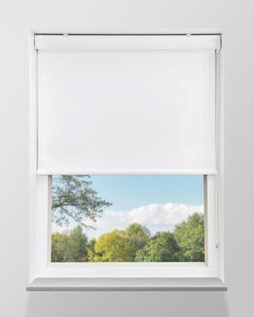 Rolgordijn Cassette Verduisterend Wit 40-240cm breed., Huis en Inrichting, Stoffering | Gordijnen en Lamellen, Verzenden, Wit