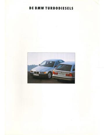 1993 BMW TURBODIESEL PROGRAMMA BROCHURE NEDERLANDS, Nieuw