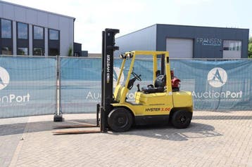Veiling: Heftruck Hyster H3.20XM LPG 2810kg 5.9m 1998, Ophalen