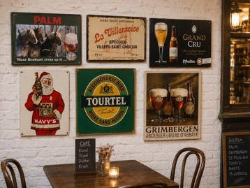 Wandbord (6) - plaat en karton - Belgische oude borden
