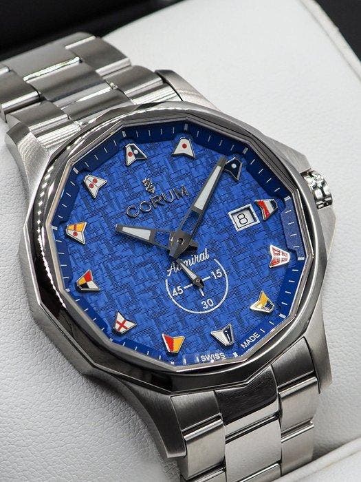 Corum - Admiral - Zonder minimumprijs - * BRAND NEW *, Bijoux, Sacs & Beauté, Montres | Hommes