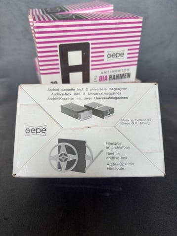 GEPE 2601 / Anti-Newton 60×60 & 4,5×6 Filmhouder, Audio, Tv en Foto, Fotocamera's Analoog, Nieuw