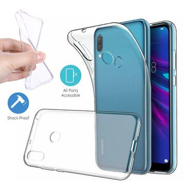 Huawei Y6 2019 Transparant TPU Hoesje + Screen Protector, Verzenden, Nieuw