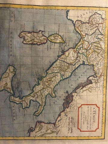 Italie - Péninsule italienne; Gilles Robert de Vaugondy, Nieuw