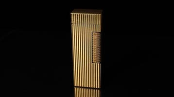 Dunill - Lines Pattern Rollagas Lighter - Zonder, Verzamelen, Nieuw