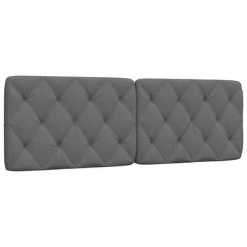 vidaXL Hoofdbordkussen 160 cm stof donkergrijs, Verzenden