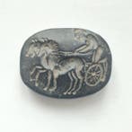 Silk Road, Centraal-Azië Grijze Jaspis Krijger op