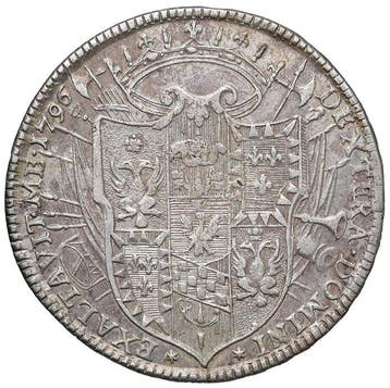 Italië, Hertogdom Modena Hercules III. Tallero Modena -