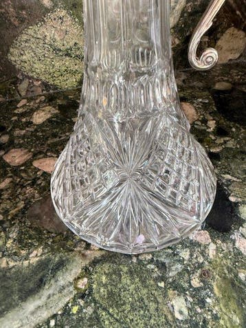 Karaf - Glas, Verzilverd