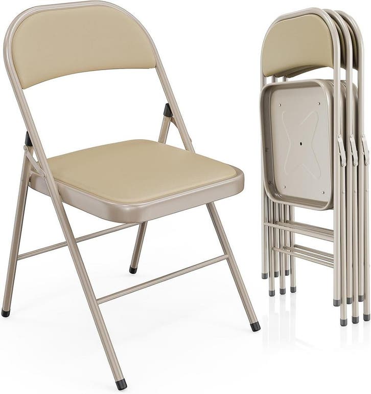 Klapstoelen - Vouwstoelen - Set van 4 - Eettafelstoelen - Be, Caravanes & Camping, Meubles de camping, Envoi