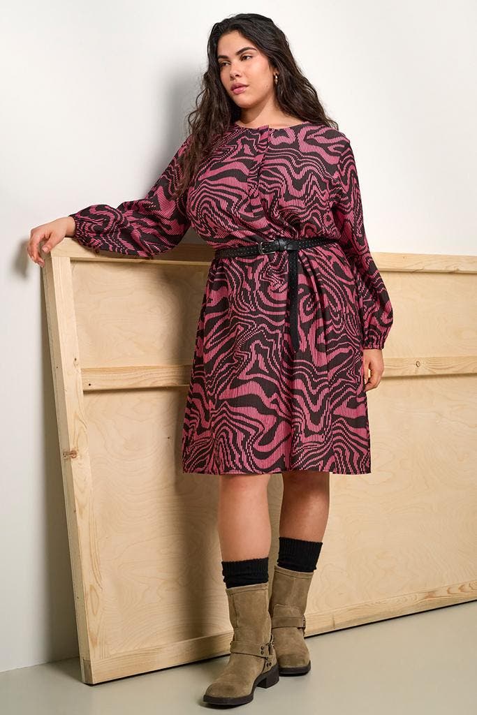 ONLY jurk ITHILDA print48Maat 46/48 (XL) of groter, Kleding | Dames, Jurken, Overige kleuren, Nieuw, Maat 46/48 (XL) of groter