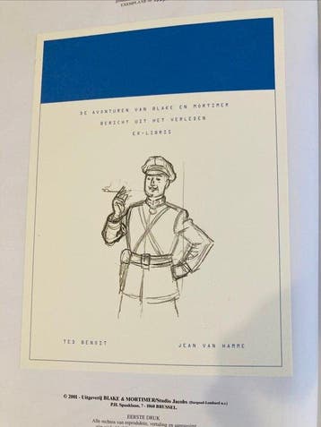 Blake & Mortimer - Bericht uit het verleden - Luxe linnen HC