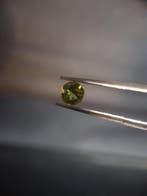 Natural Peridot - 0.515 ct - round - unheated- green peridot, Verzenden, Nieuw