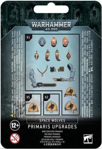 Warhammer 40.000 Space Wolves Primaris Upgrades (Warhammer, Hobby en Vrije tijd, Ophalen of Verzenden, Nieuw