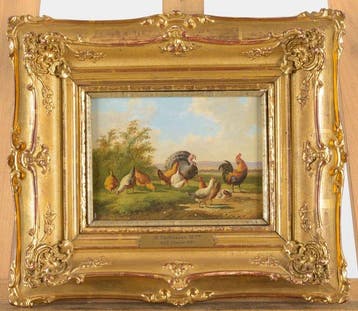 Albertus Verhoesen (1806-1881) - Chickens