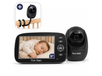 Five Stars® Dream One - Babyfoon met Camera - 720p HD - 5, Verzenden, Nieuw